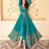 Women Turquoise Anarkali Suit