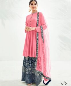 Women Embroidered Sharara Suit