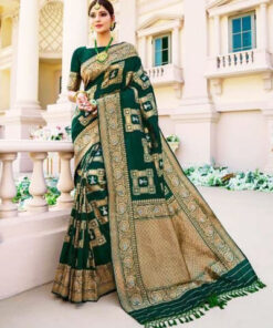 Women Designer Thread Weaving Party Wear Saree