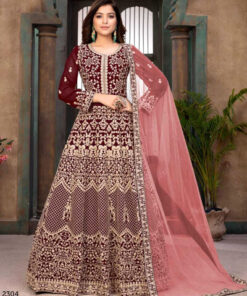 Women Designer Heavy Embroidered Party Wear Anarkali Suit