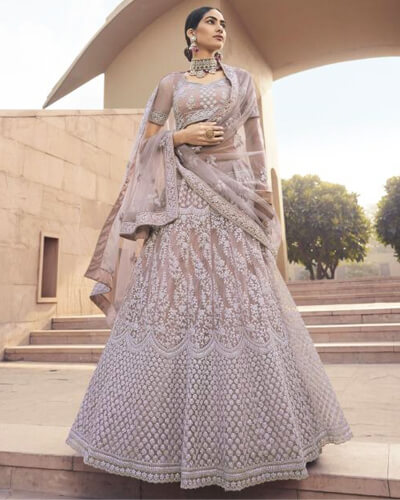 Women Designer Heavy Embroidered Wedding Wear Lehenga Choli