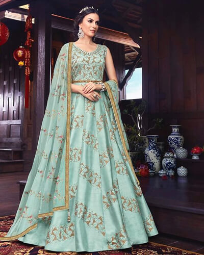 Women Designer Embroidered Party Wear Suit