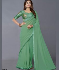 ARYA VOLUME 34 D.NO 909 INDIAN WOMEN DESIGNER PARTY WEAR HEAVY EMBROIODERED COCKTAIL SAREE