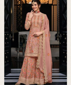 EBA D.NO 1447 INDIAN WOMEN HAEVY EMBROIDERY PARTY WEAR PALAZZO SUIT