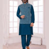 OUTLOOK D.NO 5003 INDIAN TRADITIONAL FESTIVAL WEAR MENS KURTA PAJAMA WITH JACKET SET
