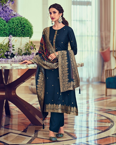 Georgette Stitched Party Wear Latest Designer Palazzo Suit, Machine wash,  Pakistani at Rs 1060/piece in Surat